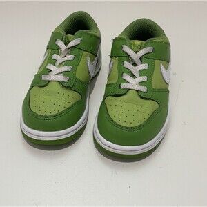Nike Dunk Low Sneaker Chlorophyll Green “Kermit” Toddler Size 9C DH9761-301